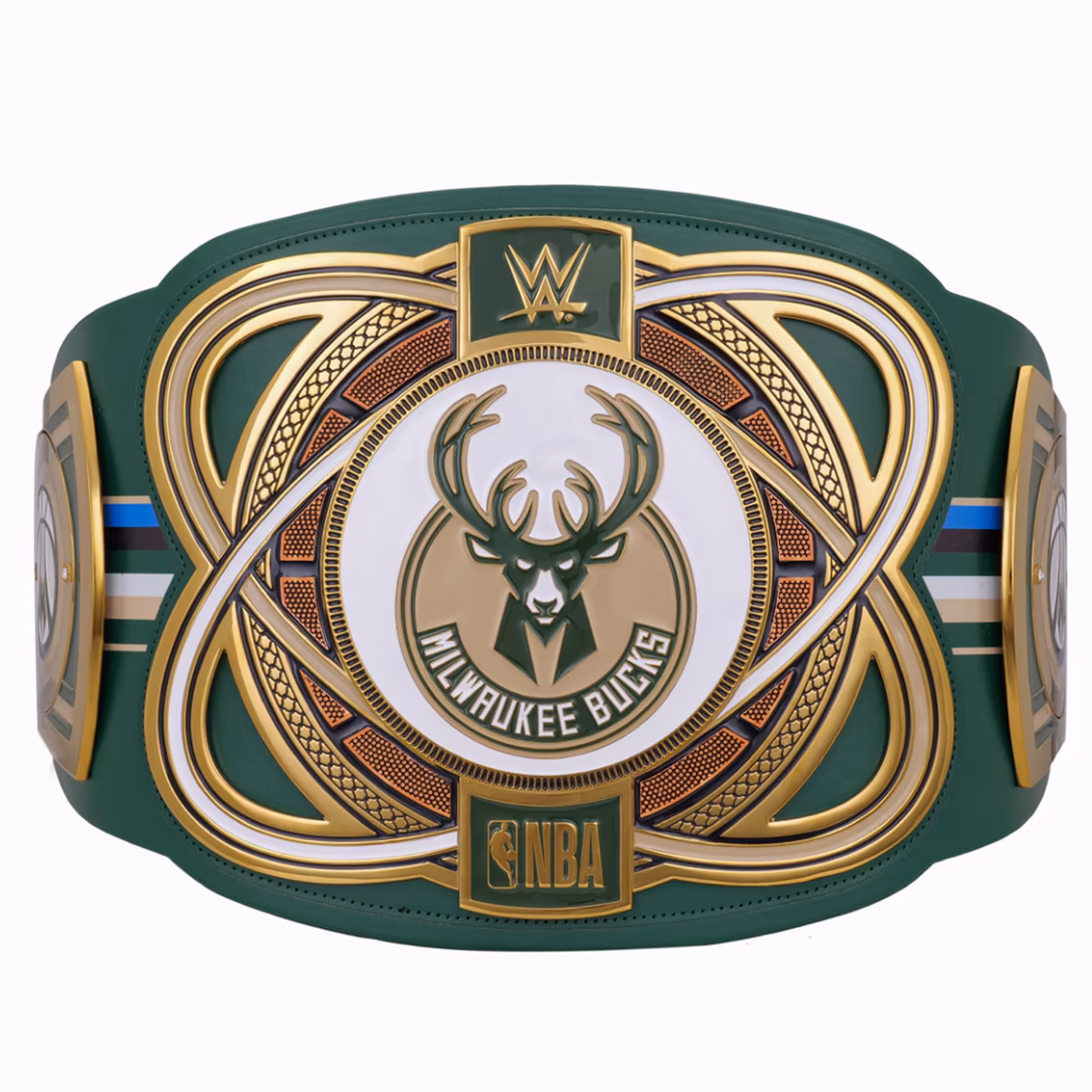 Milwaukee Bucks WWE Legacy Title Belt 1 Milwaukee Bucks WWE Legacy Title Belt