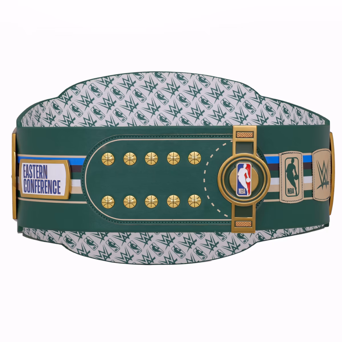 Milwaukee Bucks WWE Legacy Title Belt 3 Milwaukee Bucks WWE Legacy Title Belt