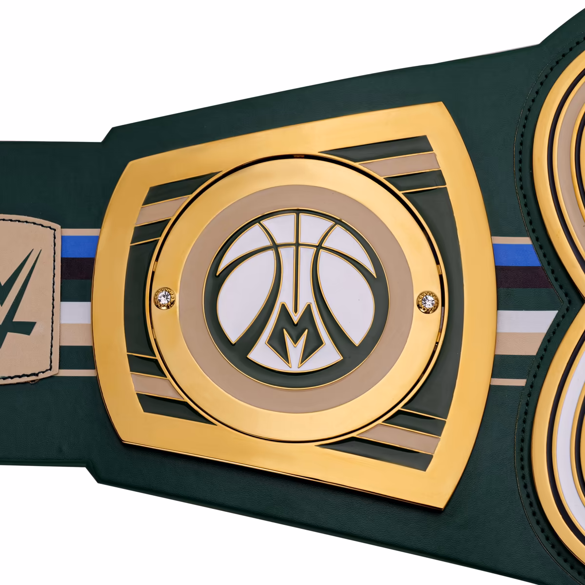 Milwaukee Bucks WWE Legacy Title Belt 7 Milwaukee Bucks WWE Legacy Title Belt
