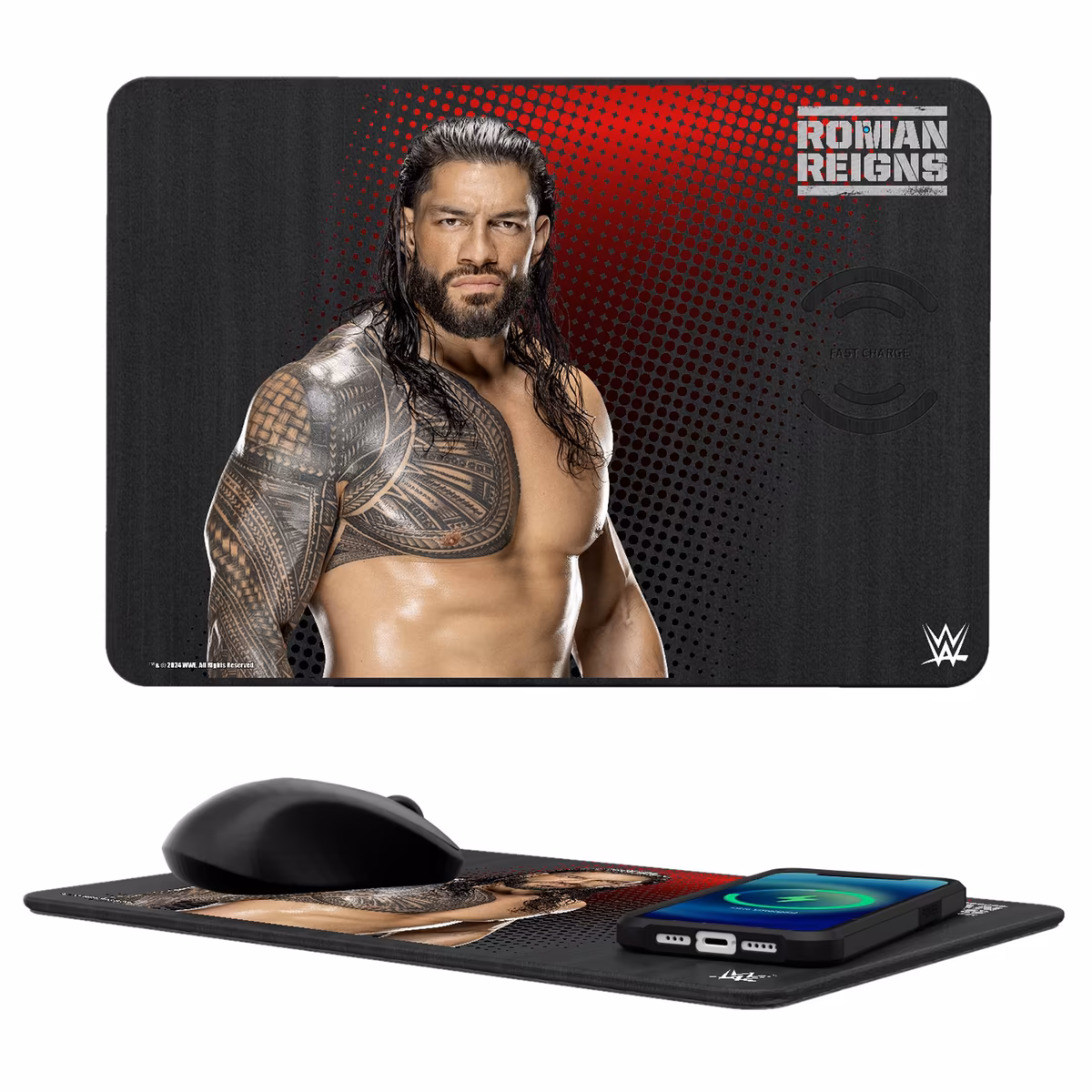 Keyscaper Roman Reigns Superstar Wireless Charger and Mouse Pad 8 Keyscaper Roman Reigns Superstar Wireless Charger and Mouse Pad